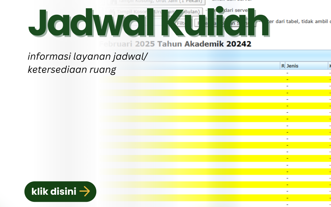 INFORMASI PELAKSANAAN PEMBELAJARAN SEMESTER GENAP TAHUN AKADEMIK 2024/2025 UNIVERSITAS ‘AISYIYAH YOGYAKARTA​