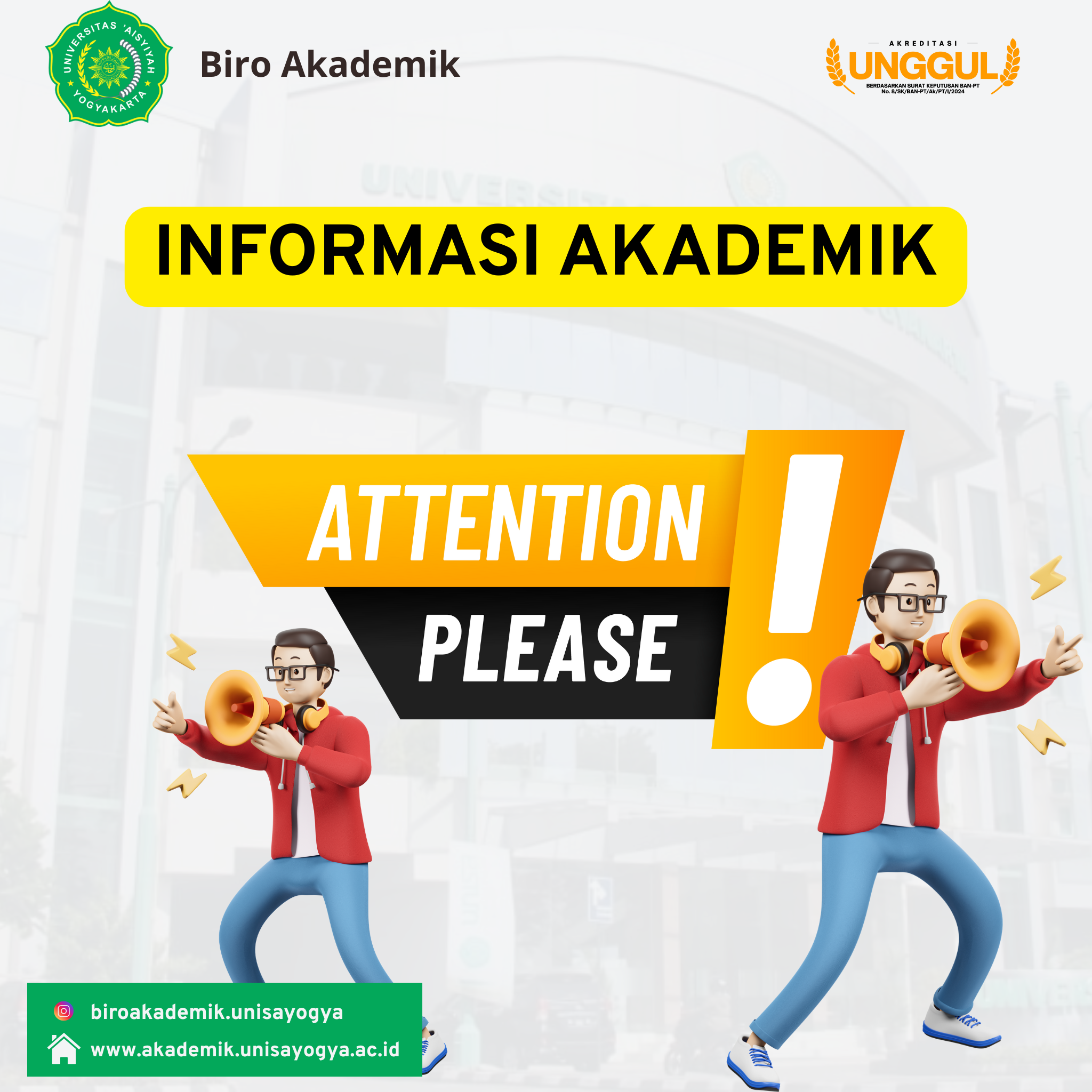 PENGUMUMAN UPDATE DATA MAHASISWA UNIVERSITAS ‘AISYIYAH YOGYAKARTA
